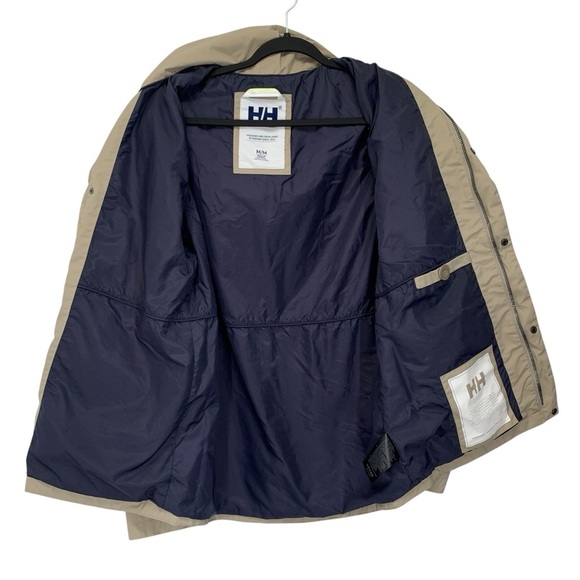 Helly Hansen Kobe Elements Field Jacket Mens Medium Beige Unisex Windbreaker - Picture 2 of 11
